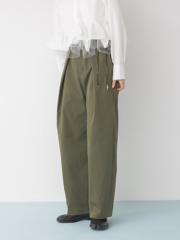 【 予約:1月中旬 】TRENCH CURVY PANTS /M264-38163