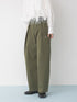 【 予約:1月中旬 】TRENCH CURVY PANTS /M264-38163