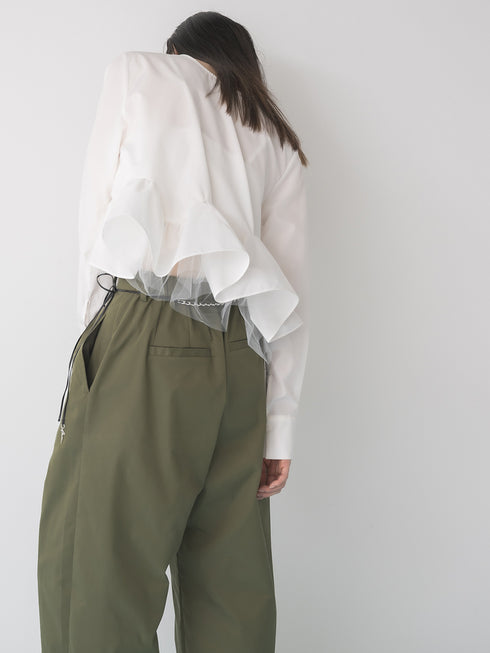 【 予約:1月中旬 】TRENCH CURVY PANTS /M264-38163