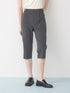 【 予約:1月中旬 】LOOSE CAPRI PANTS /M264-38179