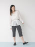 【 予約:1月中旬 】LOOSE CAPRI PANTS /M264-38179
