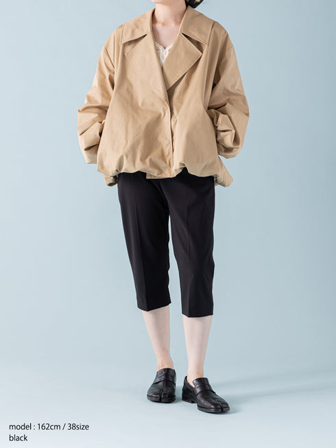 【 予約:1月中旬 】LOOSE CAPRI PANTS /M264-38179
