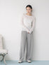 【 予約:1月中旬 】CURVY SWEAT PANTS /M264-38193