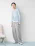 【 予約:1月中旬 】CURVY SWEAT PANTS /M264-38193