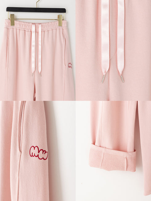 【 予約:1月中旬 】CURVY SWEAT PANTS /M264-38193