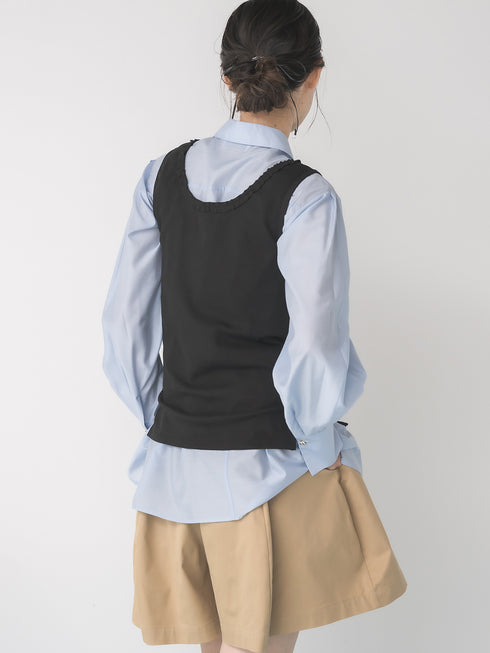 【 予約:1月中旬 】FRILL TANK TOP /M264-88189