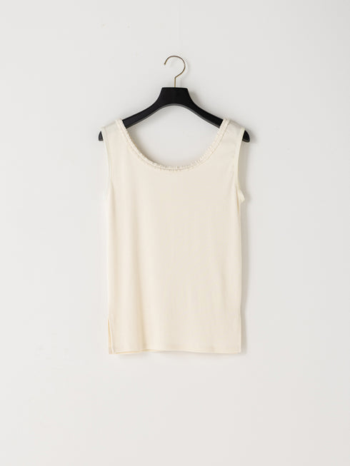 【 予約:1月中旬 】FRILL TANK TOP /M264-88189