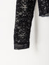 【 予約:1月中旬 】LACE LONG SLEEVE TOP /M264-88190