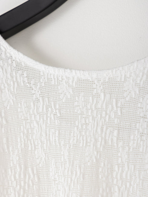 【 予約:1月中旬 】LACE LONG SLEEVE TOP /M264-88190