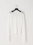 【 予約:1月中旬 】LACE LONG SLEEVE TOP /M264-88190