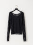 【 予約:1月中旬 】LACE LONG SLEEVE TOP /M264-88190