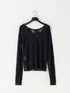 【 予約:1月中旬 】LACE LONG SLEEVE TOP /M264-88190
