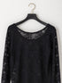 【 予約:1月中旬 】LACE LONG SLEEVE TOP /M264-88190