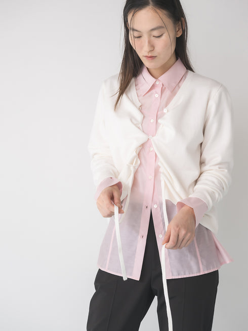 【 予約:1月中旬 】DRAWSTRING CARDIGAN /M264-98184