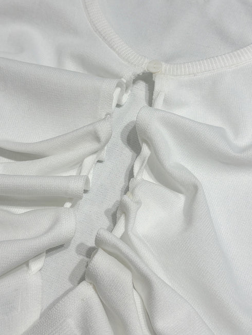 【 予約:1月中旬 】DRAWSTRING CARDIGAN /M264-98184