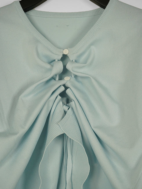 【 予約:1月中旬 】DRAWSTRING CARDIGAN /M264-98184