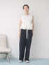 【 予約:1月中旬 】PEPLUM KNIT VEST /M264-98185