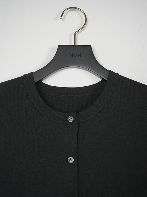 【 予約:1月中旬 】PEPLUM KNIT VEST /M264-98185