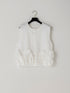 【 予約:1月中旬 】PEPLUM KNIT VEST /M264-98185