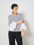 シャツスリーブボーダーTOPS /M251-85103-4