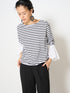 シャツスリーブボーダーTOPS /M251-85103-4