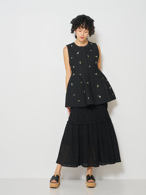 刺繍スポンジベスト /M251-95133