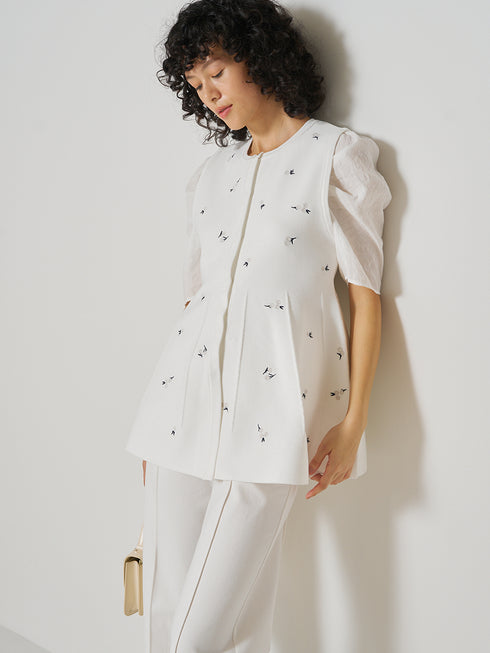 刺繍スポンジベスト /M251-95133