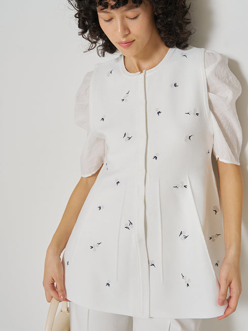 刺繍スポンジベスト /M251-95133