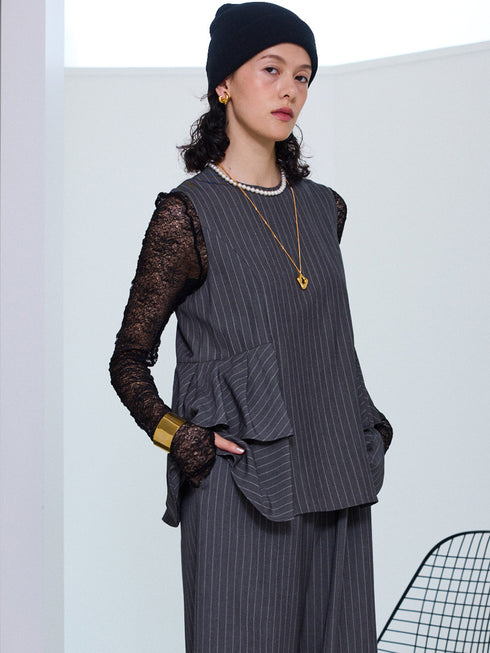 【 予約:11月上~中旬 】レースロングスリーブTOPS /M253-83021-3