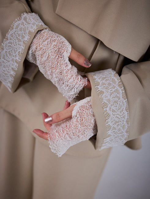 【 予約:11月上~中旬 】レースロングスリーブTOPS /M253-83021-3