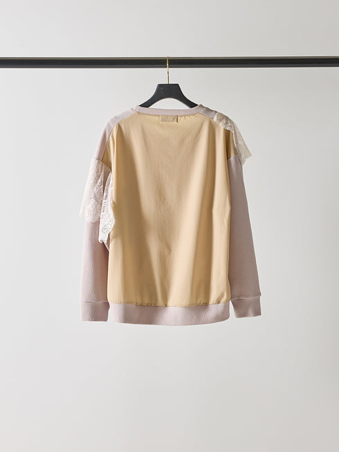 レースドッキングスウェット /M253-83023