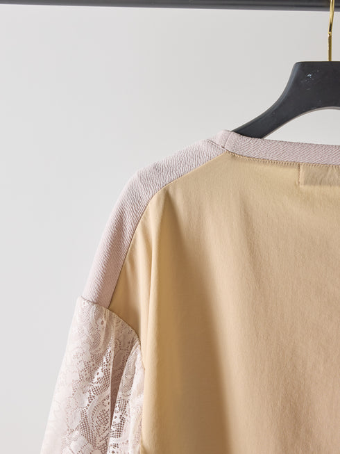 レースドッキングスウェット /M253-83023