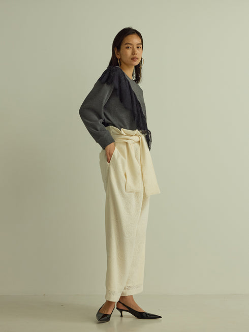 レースドッキングスウェット /M253-83023