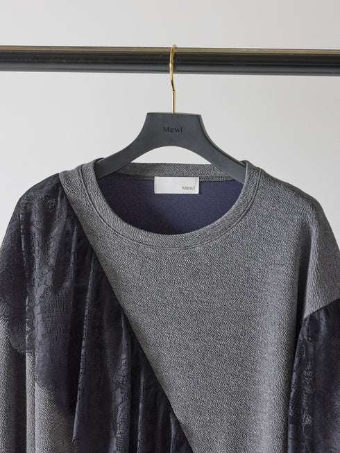 レースドッキングスウェット /M253-83023