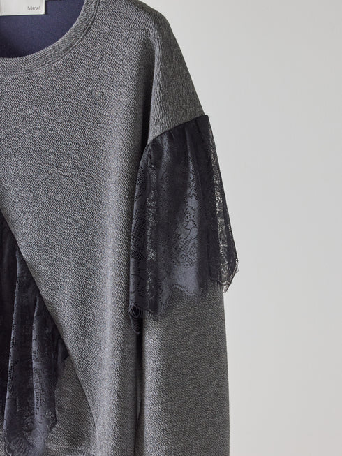 レースドッキングスウェット /M253-83023