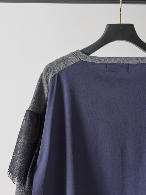 レースドッキングスウェット /M253-83023