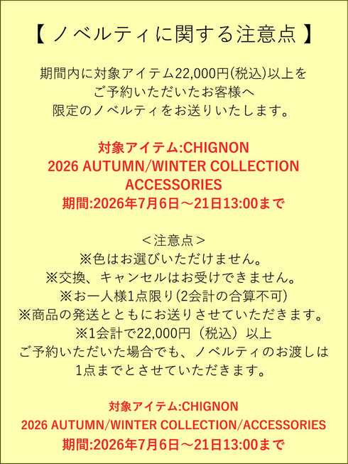 【 予約:10月上旬 】ミラーラウンドコードネックレス /0065-458SH