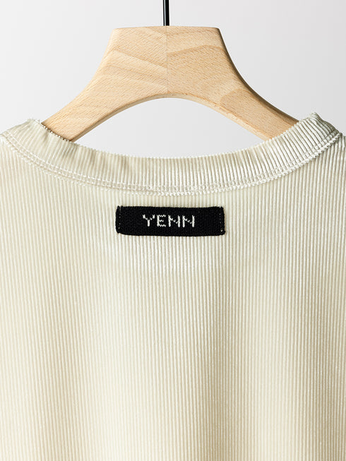 【 予約:6月中旬 】VELVET SHORT SLV TEE /Y263-82088