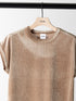 【 予約:6月中旬 】VELVET SHORT SLV TEE /Y263-82088