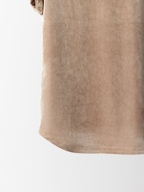 【 予約:6月中旬 】VELVET SHORT SLV TEE /Y263-82088