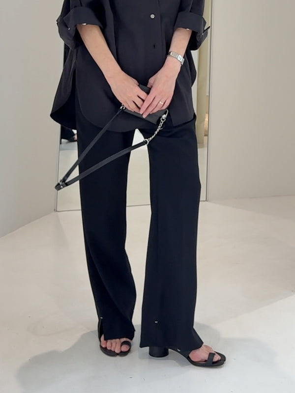 【 予約:10月中旬 】SIDE SLIT SLACKS /Y263-31107-2