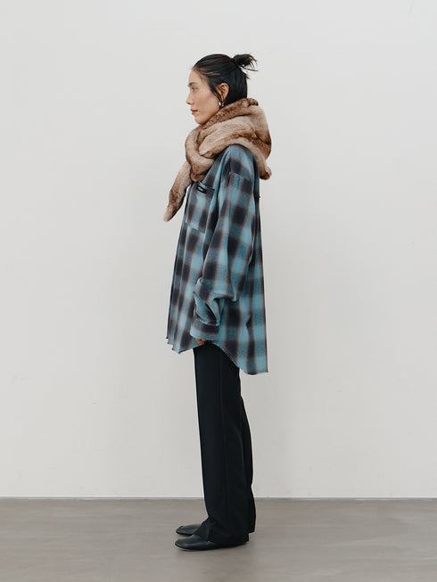 【 予約:10月中旬 】FAUX FUR SCARF /Y264-01116
