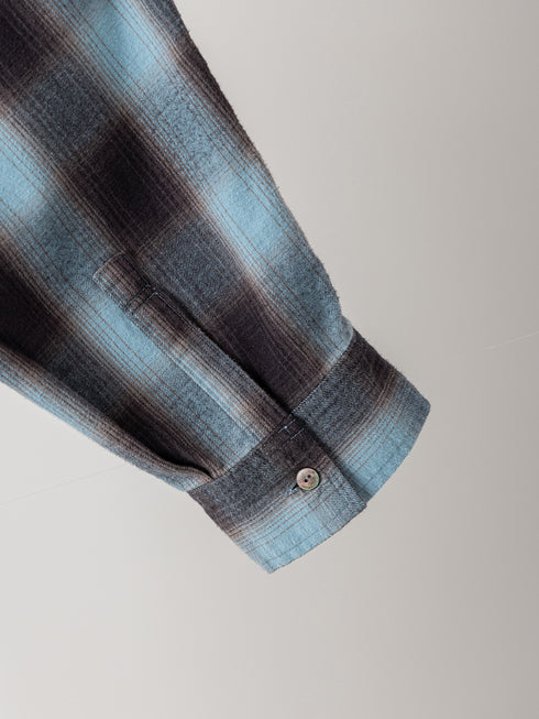 【 予約:11月中旬 】WASHED PLAID SHIRT /Y264-11123