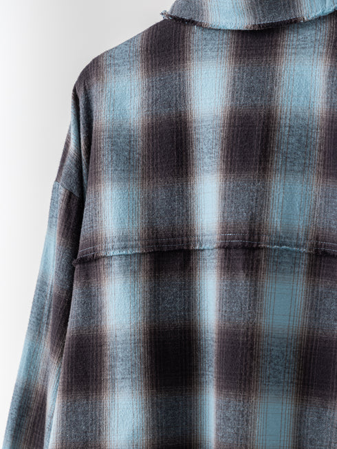 【 予約:11月中旬 】WASHED PLAID SHIRT /Y264-11123