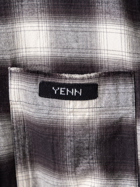 【 予約:11月中旬 】WASHED PLAID SHIRT /Y264-11123