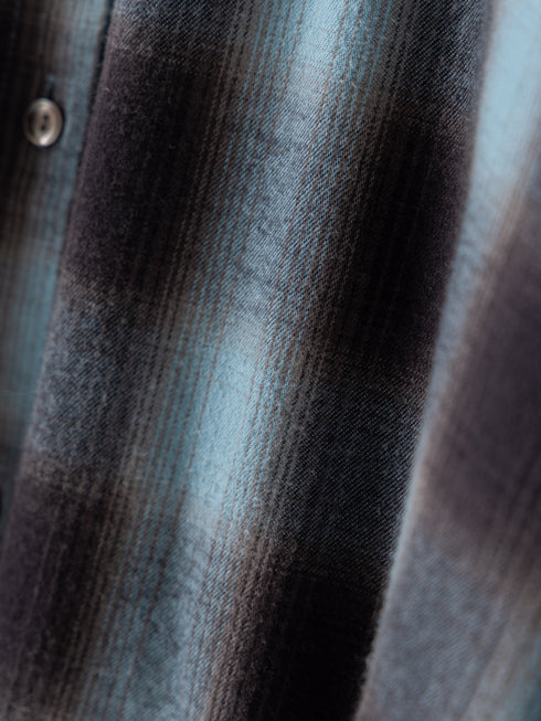 【 予約:11月中旬 】WASHED PLAID SHIRT /Y264-11123