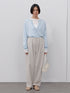 【 予約:11月中旬 】BOX TUCK PEG PANT /Y264-31124