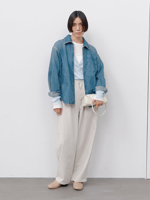 【 予約:11月中旬 】BOX TUCK PEG PANT /Y264-31124