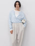 【 予約:11月中旬 】BOX TUCK PEG PANT /Y264-31124