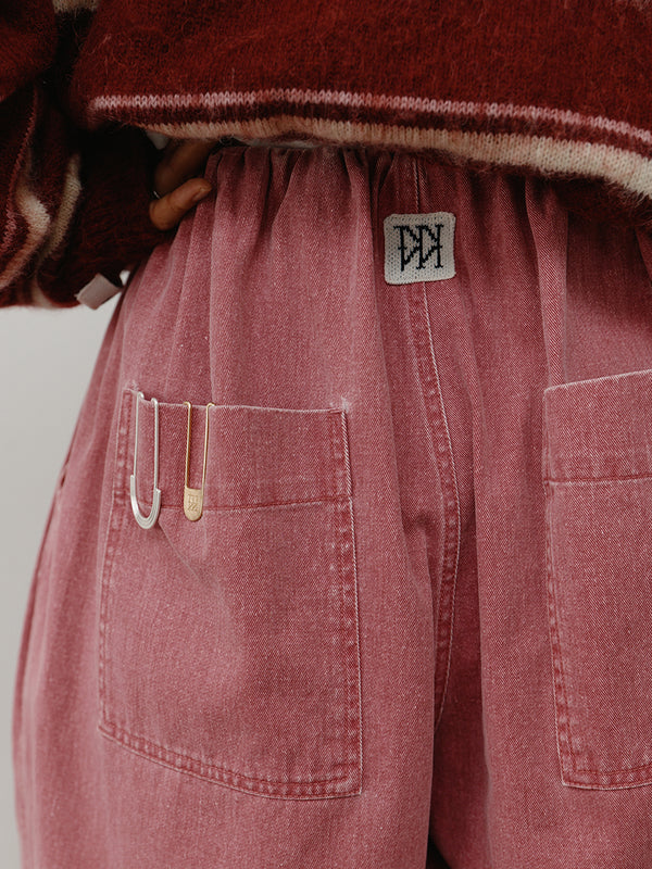 【 予約:11月中旬 】BOX TUCK PEG PANTS /Y264-31124